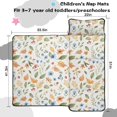 thumbnail image 5 of Pioneer Flower Floral Print Pattern Toddler Nap Mat for Teens Preschool Daycare, Teens Sleeping Mat Bag, Toddler Sleeping Bag with Pillow, 5 of 6