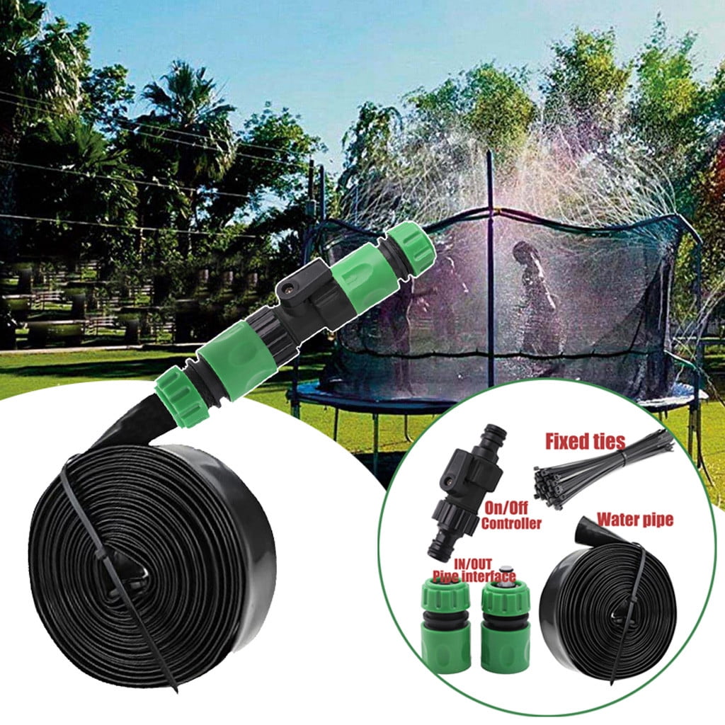 Prolriy Outdoor Trampoline Sprinkler Kids Water Sprinkler Summer Water