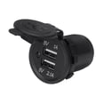 thumbnail image 5 of 12-24V Surface Mount Double Twin Usb Socket Caravan Camper Van Boat Motorhome, 5 of 6