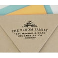 thumbnail image 2 of Printtoo Self Inking Custom Text Personalized Address With House Design Envelope Rubber Stamp-Black, 2 of 3