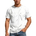 thumbnail image 2 of Tie Dye Shirt Men Summer Lightweight Short Sleeve Crewneck Loose Fit Casual T-Shirts Streetwear, 2 of 5