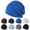 Beige, variant on Spring Fall Skull Beanie Baggy Unisex Solid Color Elastic Thin Protective Street Dance Brimless Running Beanie Hat Headwear