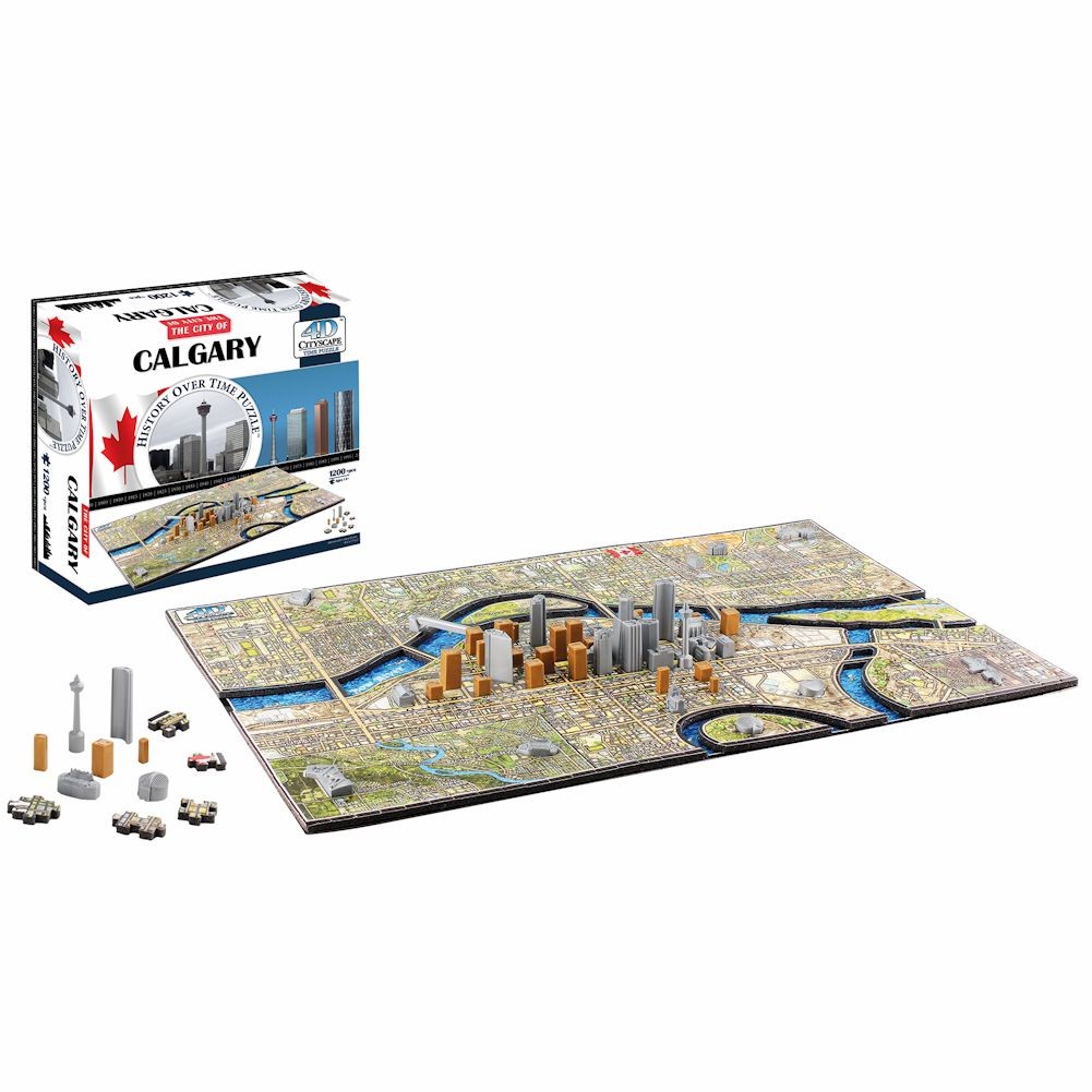 4D Cityscape Puzzle Calgary, Canada