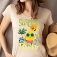 thumbnail image 4 of Surfing Paradise T-Shirt – Cute Lemon Surfer Summer Graphic Tee, Black, Size S, 4 of 6