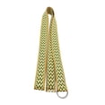 thumbnail image 2 of Correa de yoga gruesa, cinturón de estiramiento, banda auxiliar para pilates y fitness, accesorios de yoga café, 2 of 8
