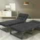 thumbnail image 4 of Cama De Camping cama plegable portátil 3 engranajes ajustable iluminado De Camping plegable doble uso lona cuna plegable De Metal, 4 of 4