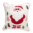 thumbnail image 1 of Funda de cojín de Navidad funda de cojín con cremallera para fiesta funda de Papá Noel Zulema Fundas de almohada, 1 of 8