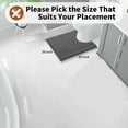 thumbnail image 7 of GoXteam Toilet Rug U-Shaped, Super Absorbent Chenille Bathroom Rugs and Strong TPR Non-Slip Backing for Toilet Rugs, Machine Washable, Bath Mats for Bathrooms, 20"x 20", Dark Gray, 7 of 7