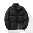 thumbnail image 2 of Parkas acolchadas para hombre, abrigos acolchados con cremallera, chaqueta de plumón para hombre, ropa corta de estilo coreano, ropa de invierno 2024, reseñas de ropa juvenil, 2 of 4