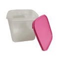 thumbnail image 4 of Recipiente Modular Cuadrado Tupperware Rosa 4 Litros 4 Litros, 4 of 4