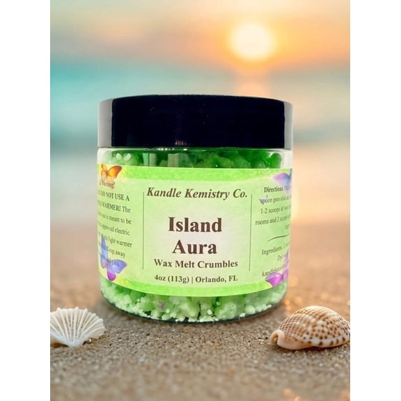 Island Aura Wax Melt Crumbles