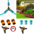 thumbnail image 4 of Watering Faucet 3 Way Brass Garden Hose Splitter Connector Y-Type Outdoor Tap, 4 of 6
