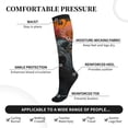 thumbnail image 3 of Bixox Sunflower Black Dog Print Compression Socks,Compression Socks Women & Men Circulation for Medical,Running,Athletic, 3 of 7