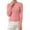 Pink, variant on Women's Ribbed Knit Pullover Sweater, Slim Fit Soft Round Neck Top for Fall Winter, Comfortable Stretchy Casual Daily Wear, Versatile Layering Piece for Various Occasions Beige L