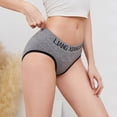 thumbnail image 4 of TrowBridge-bragas deportivas de alta elasticidad para mujer, ropa interior cómoda, transpirable, con letras en la cintura, 4 of 4