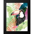 thumbnail image 2 of Parker, Jennifer Paxton 19x24 Black Modern Framed Museum Art Print Titled - Toucan Palms I, 2 of 5