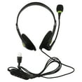 thumbnail image 1 of MasteelfCA Casque Filaire USB avec Micro pour Service Client Bureau Ordinateur Portable (Noir), 1 of 8