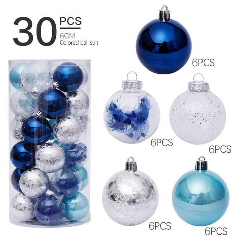 up to 60% off Gifts Karymi Christmas Ornaments 30PCS Christmas Xmas Tree  Ball Bauble Hanging Home Party Ornament Decor 6cm 