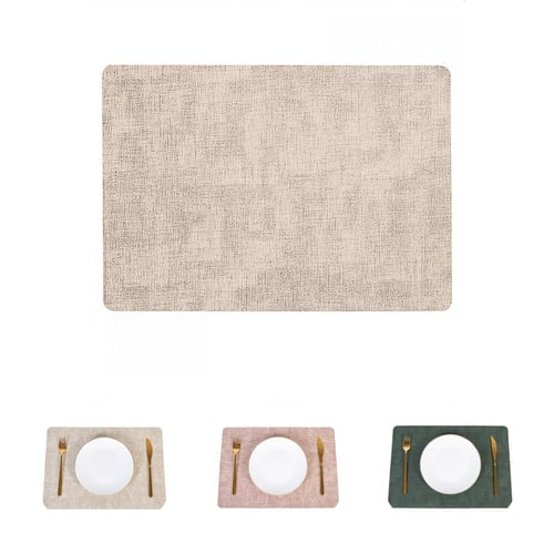 Table Mat Coussin d'Isolation Antiadhésif Flexible Lavable Imperméable Anti-Brûlure Style Nordique Résistant à l'Huile pour Usage Quotidien