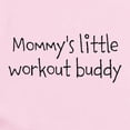 thumbnail image 2 of CafePress - Mommys Little Workout Buddy Body Suit - Baby Light Bodysuit, Size Newborn - 24 Months, 2 of 4