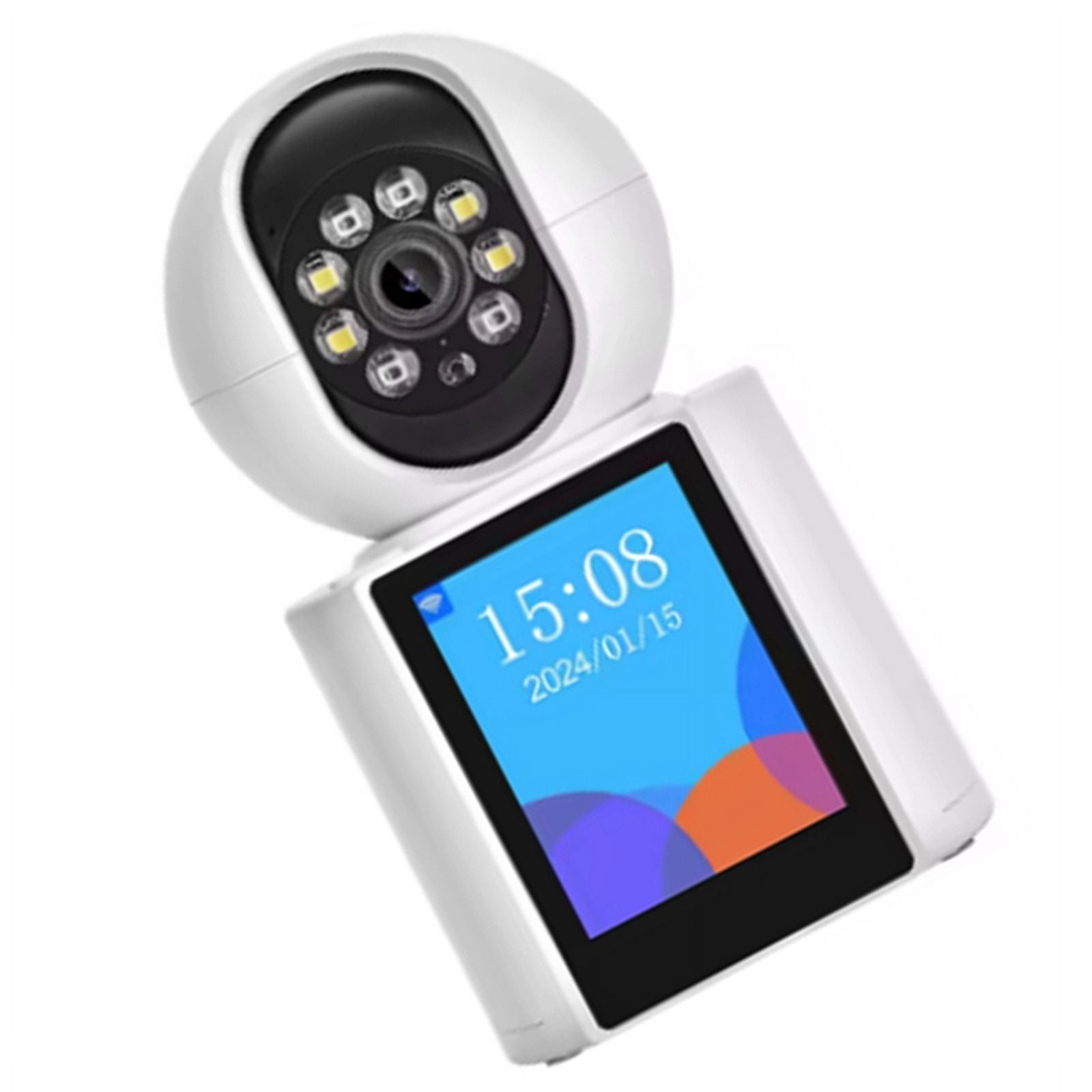 Video Intercom Camera 2MP WIFI IP Camera Baby Monitor 2.8in Screen Smart Home Wifi Camera Auto Tracking CCTV Cam US Plug