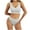 White, variant on Women's Underwear Set - Gathering Bra & Tank Top, Large Chest Support, Shockproof Sports Bra, Large U Open Back, Sexy Beauty Design - Nylon Spandex Material, Multiple Occasions