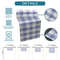 thumbnail image 7 of Table Runner Dresser Scarves 108 Inch Long, Farmhouse Pastoral Lavender Lattice Linen Dining Table Runners Purple Buffalo Checkered Tabletop Scarf for Wedding Holiday Party Kitchen, 7 of 7