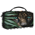 thumbnail image 2 of Herdesigns Jungle Leopard Carry Case Compatible with Nintendo Switch 2017 & Oled 2021, with 20 Game Card Slots, Animals Portable Travel Carrying Case Pouch for Accessories & Games, 2 of 8