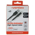 thumbnail image 4 of Ventev 10 Foot Alloy USB-A to USB-C Ultra Durable High Speed Cable - Gray, 4 of 5
