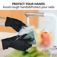 thumbnail image 3 of Nitrile gloves, XL-100 black nitrile disposable gloves, 3 of 5