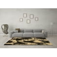 thumbnail image 3 of Ahgly Company Indoor Rectangle Abstract Brown Modern Area Rugs, 2' x 4', 3 of 4