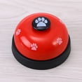 thumbnail image 3 of Pet Dog Potty Training Bells Footprint Pattern Communication Device for Dogs Puppy (Red and Black), 3 of 7