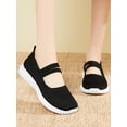 thumbnail image 5 of Frontwalk Women Casual Shoe Slip On Sneakers Lightweight Walking Shoes Sports Soft Loafers Ladies Non-slip Black 8, 5 of 7