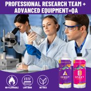 Bond Craftor Epoxy Resin Kit 32 oz - Crystal Clear, UV Resistant, Ideal for Beginners and Jewelry DIY