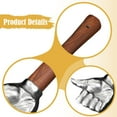 thumbnail image 6 of Fist Shaped Hammer Stainless Steel Small Mallet Ergonomic Wood Handle for Workshop and Home Use, 6 of 8