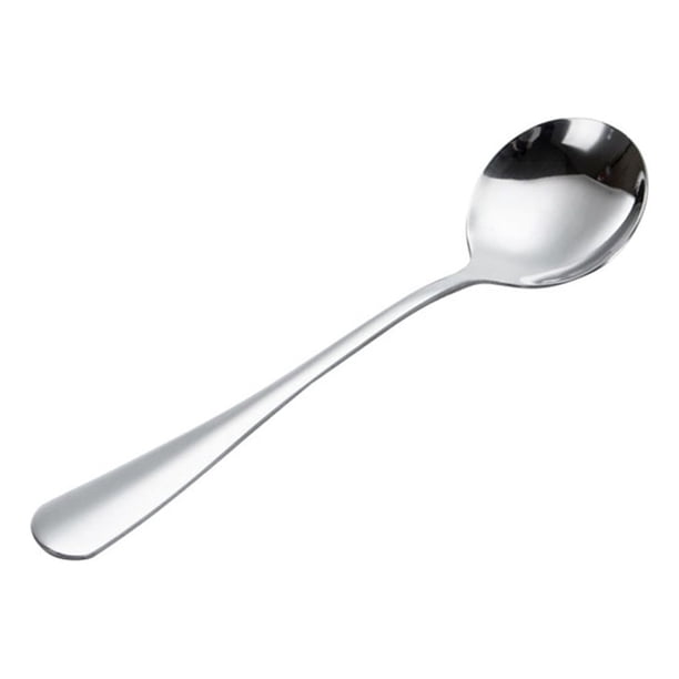 Injueey Cucharas Cuchara de acero inoxidable Café Té Cocina Helado Cucharadita portátil Regalos Accesorio Restaurante Café Picnic Type3