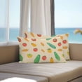 thumbnail image 4 of Outdoor Pillow Cover Tomato Carrot Set of 2 Waterproof Throw Pillowcases Hand Drawn Vegetable Beige Decorative Patio Furniture Pillows for Couch Garden Indoor & Outdoor Use, 4 of 9