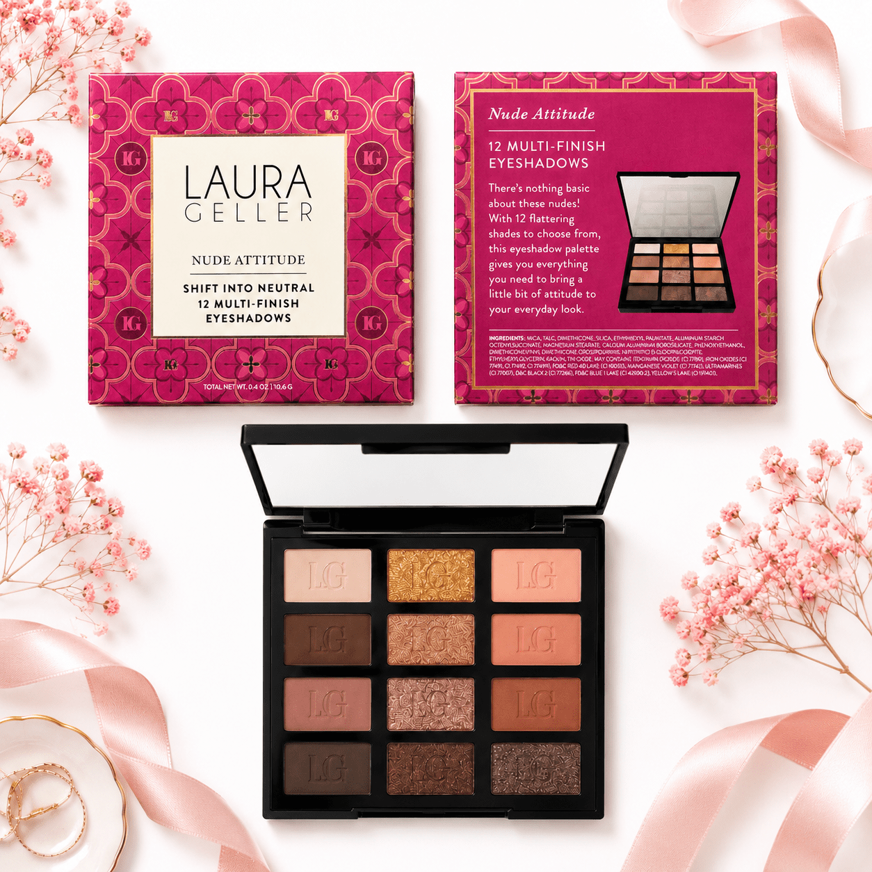 Laura Geller New York, La Dolce Violet Eyeshadow Palette, 14