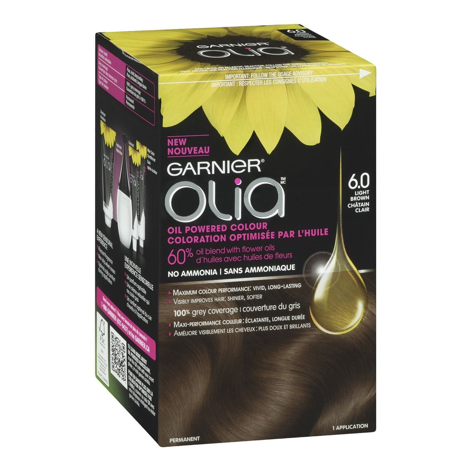 Garnier Olia No Ammonia Oil Powered Permanent Hair Colour