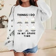 thumbnail image 2 of Weebloom Girls Sweatshirt Crew Neck Headless Long Sleeved Printed Top Leisure Holiday Sweatshirts For Teen Girls,4-5 Years, 2 of 4