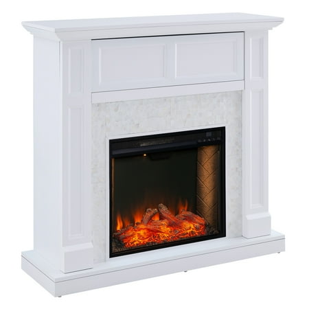 

Nobleman Smart Media Fireplace with Tile Surround