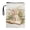 Bichon Frise Floral Pattern, variant on Dachshund Sunflower Pattern Book Lovers Gift Zipper Bag, 11.4 Inch X 8.66 Inch Polyester Book Organzoer Holder Protector Wrap Bag Carrying Book Case