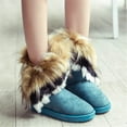 thumbnail image 4 of MAYZERO Women's Warm Faux Fur Lined Mid Calf Winter Snow Boots, 4 of 5