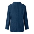 thumbnail image 4 of Uhndy Winter Jackets Coats for Women, Fashion Women Solid Color Double Breasted Autumn And Winter Small Suit Jacket Christmas Gifts for Women, 4 of 5