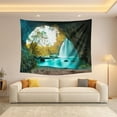 thumbnail image 5 of Ohmyroo Scenic Wall Hanging Tapestry for Home Bedroom Living Room Decoration Background Cloth Decorative Fabric, 5 of 6