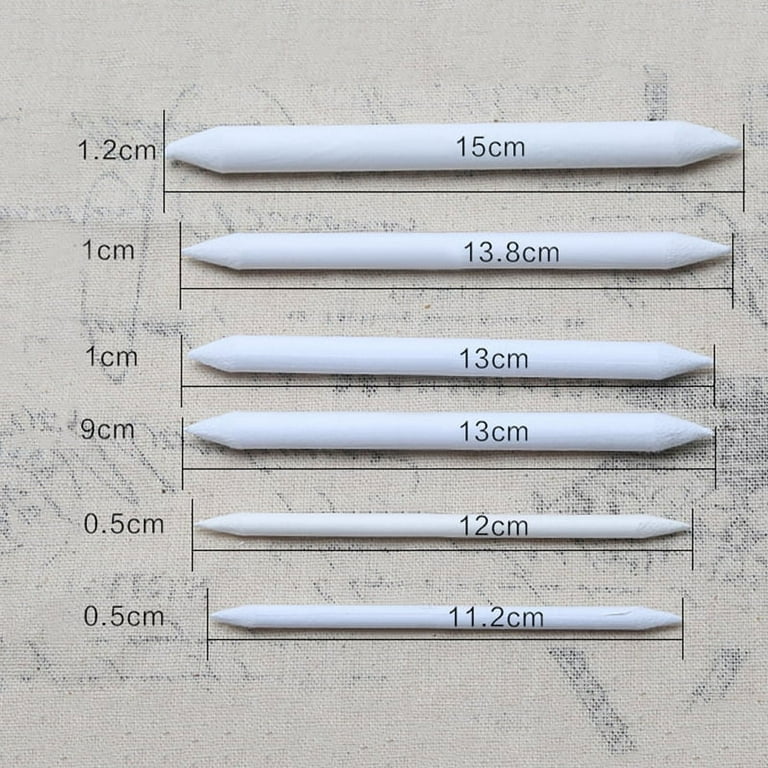 6 PCS Blending Stumps and Tortillions, Sketch Drawing Tools, Paper Art  Blenders for Student Sketch Drawing : Non-Brand