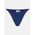 thumbnail image 5 of Kacey Lee Women's and Women's Plus Low Rise High Leg Cheeky Bikini Bottoms, Sizes XS-3X, 5 of 5