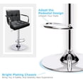 thumbnail image 7 of HOMEKOKO Adjustable Bar Stools with Armrest, Square Back Swivel Double Stitching with Back Bar Stool, Set of 2 (Black), 7 of 7