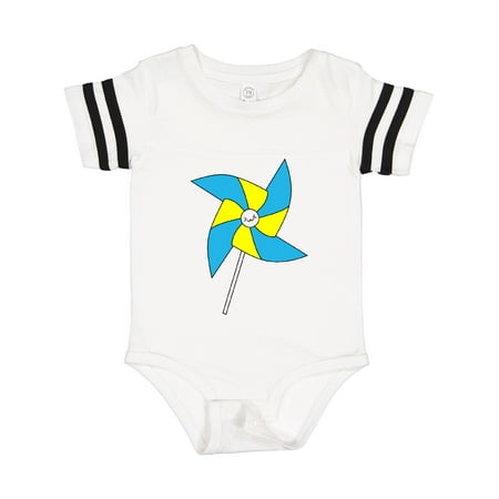 

Inktastic Yellow and Blue Pinwheel Gift Baby Boy or Baby Girl Bodysuit