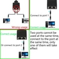 thumbnail image 3 of Network Adapter Rj45 1 To 2,rj45 A Male-female Double Adapter (15cm) It Is Used To Switch The Network Hy, 3 of 5